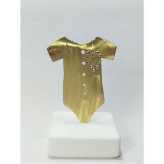 Baby Jumpsuit-Girl Bronze-Crystals NM14214 Girl-Bronze